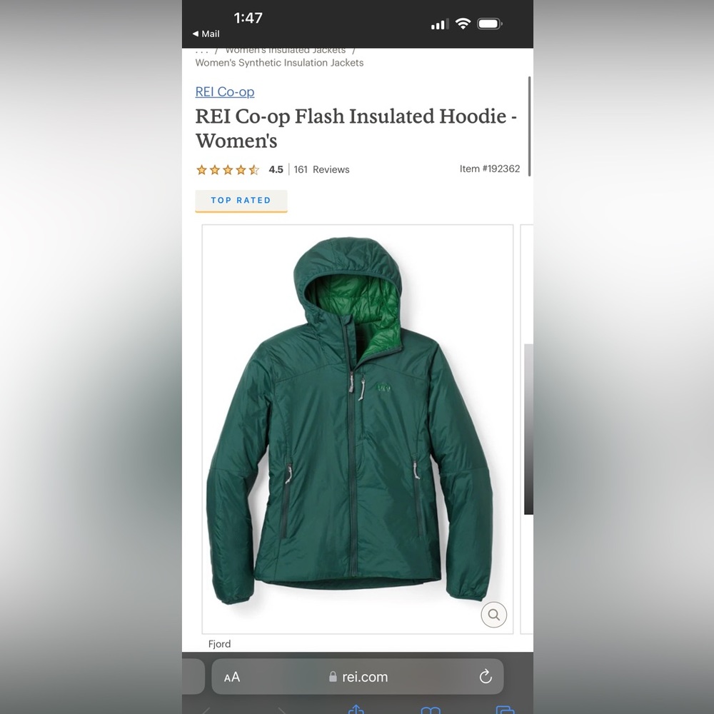 REI Flash Insulated Hoodie Women’s